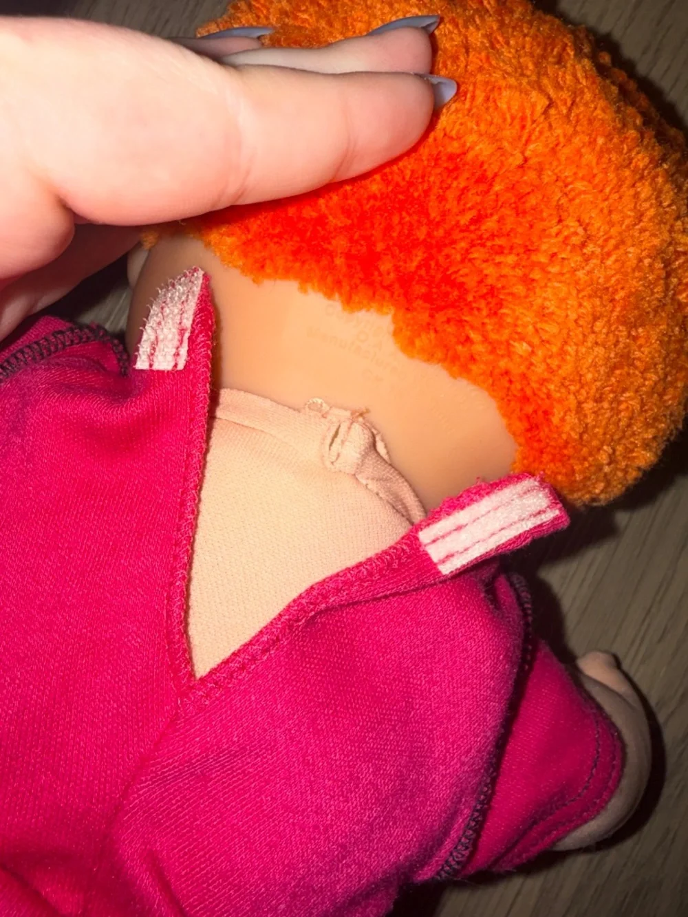 Vintage 90s Cabbage Patch‎ Kids Doll Orange Hair Soft Body Collectible Nostalgia